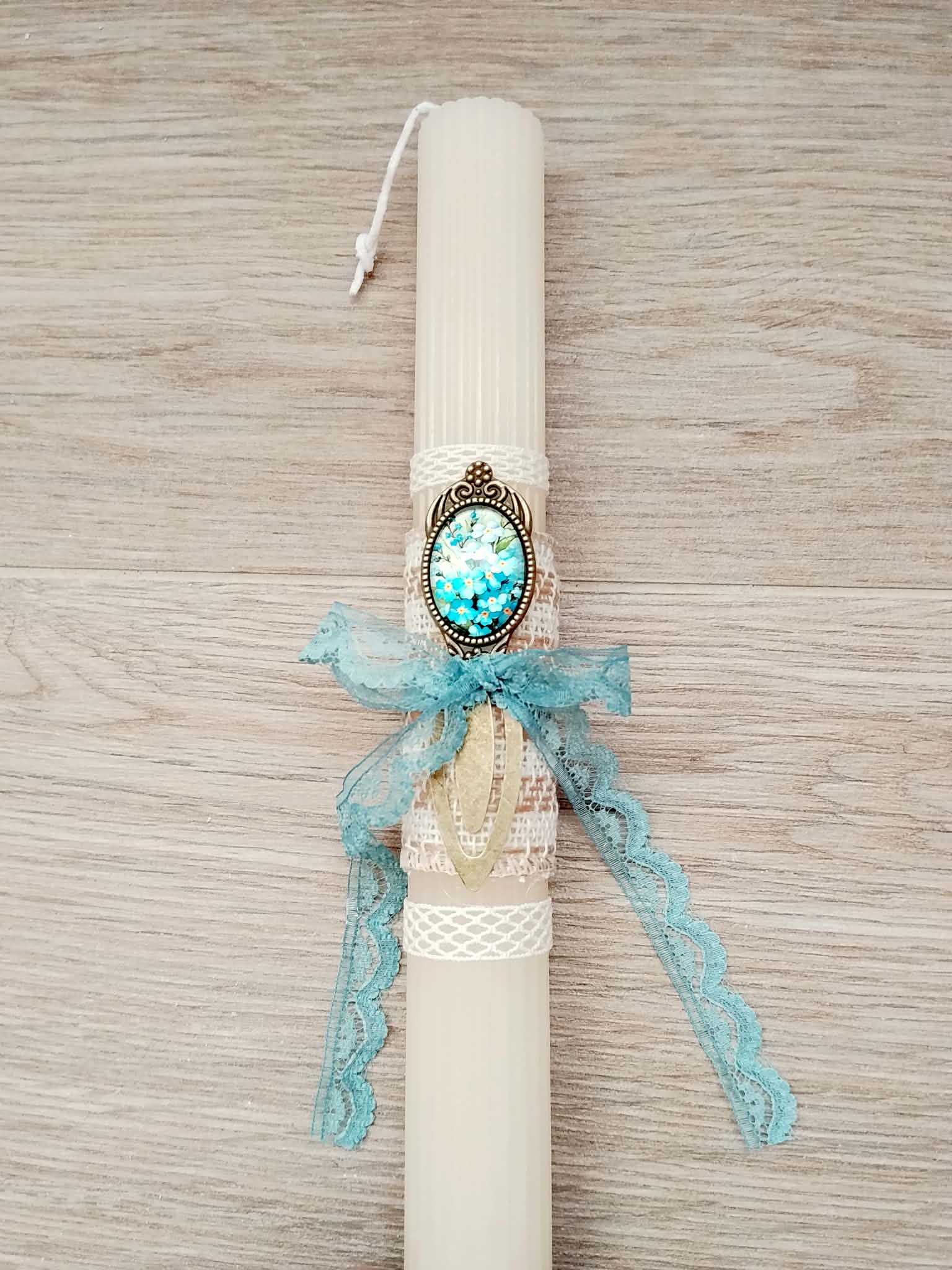 Εξώφυλλο: Λαμπάδα Σελιδοδείκτης Λουλούδια